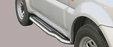 Pedane sottoporta inox Suzuki Jimny 06-12 Ø 50mm