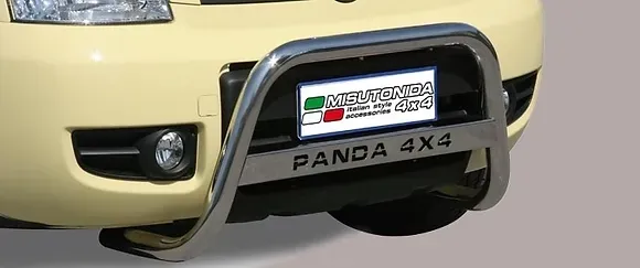 Bull bar inox panda 4x4 seconda serie Ø 50mm