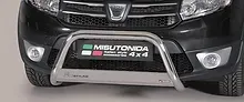 Bull bar inox omologato Dacia Sandero Stepway 2013 > Ø 63mm