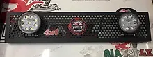 Mascherina fendinebbia panda logo Rialzi fari rotondi