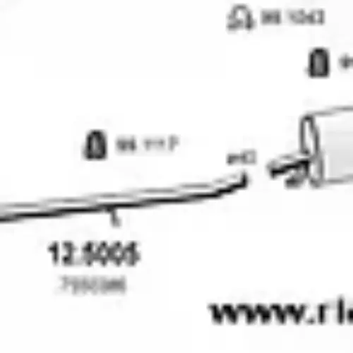 Kit completo scarico panda 4×4 dal 1988 al 1993