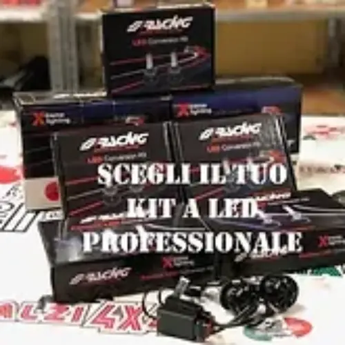 Kit fari led H5 6000°K per panda fino a 2003