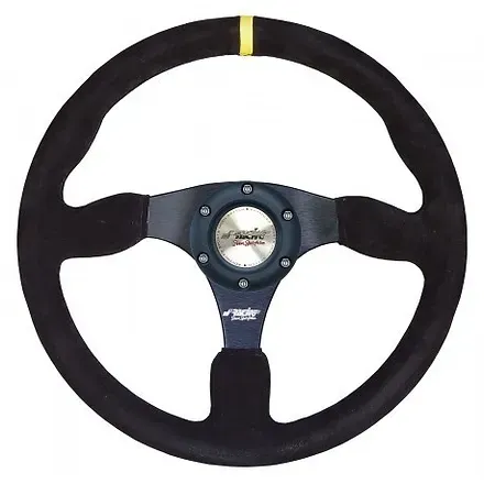 Volante universale a calice con cuciture gialle