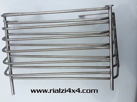 Protezioni fari anteriori inox per panda