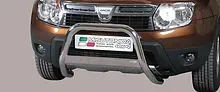 Bull bar inox omologato Dacia Duster 2010 > Ø 63mm