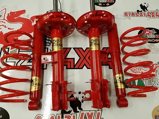Kit completo assetto sportivo -3 cm panda 2wd seconda serie da 2003 a 2013